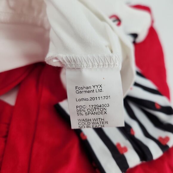 BABY Girl TicTacToe Valentine's Day Heart Jogger Set - Picture 5 of 6